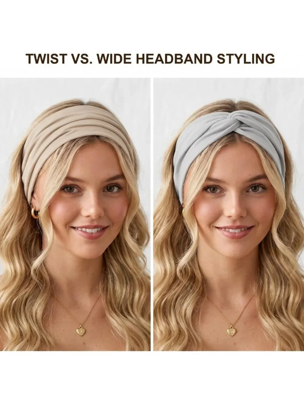 12 Pack Wide Stretchy Twist Knot Headbands for Women - Fashion Hair Accessories